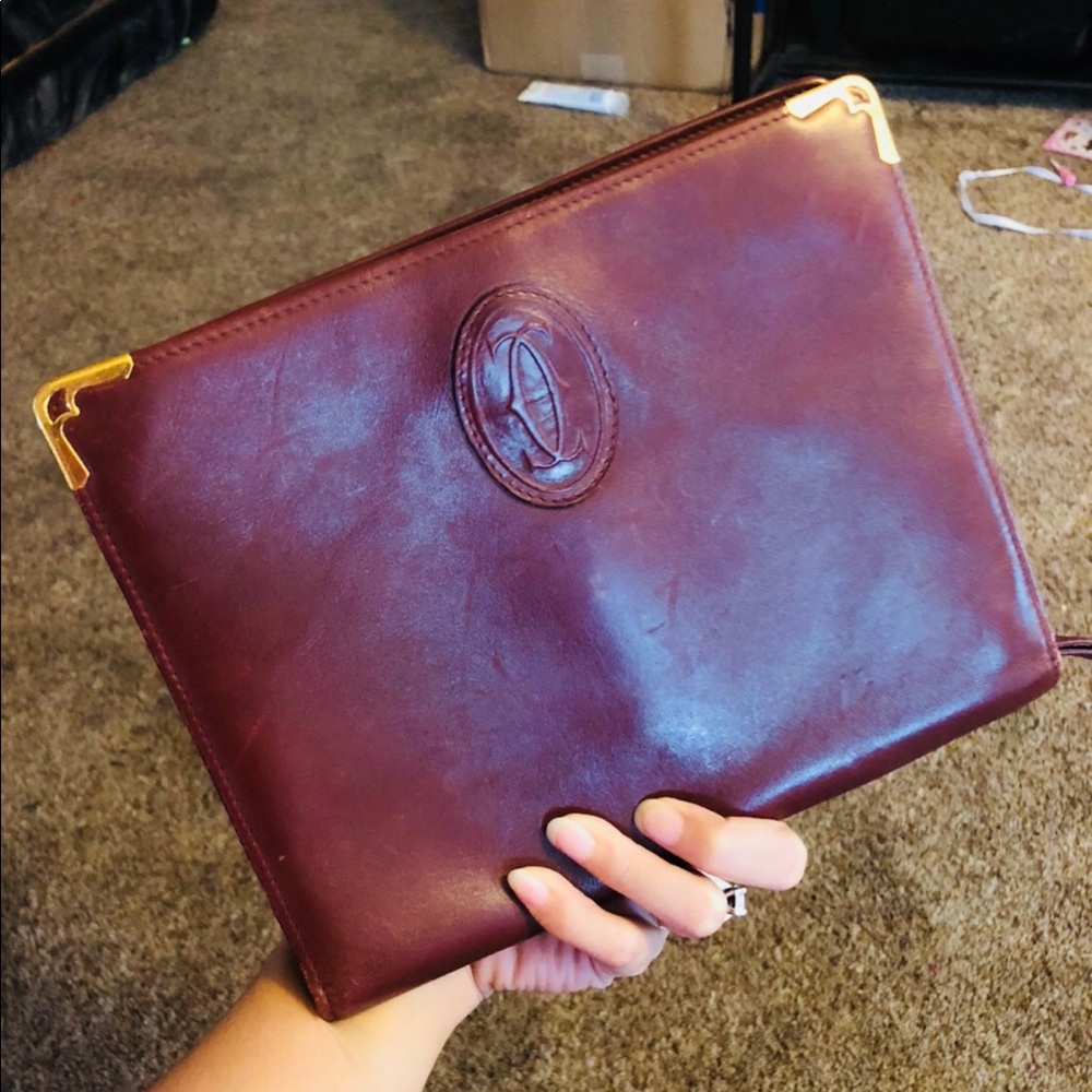 Authentic Cartier Vintage Wristlet bag